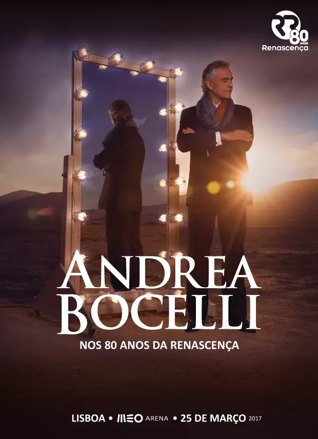 ANDREA BOCELLI NOS 80 ANOS DA RENASCENÇA