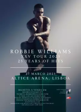 Cartaz de ROBBIE WILLIAMS - XXV TOUR 2023